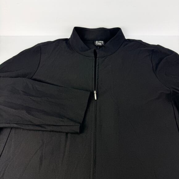 Eileen Fisher Full Zip Knit Petite L Viscose Womens Tunic Top Long Sleeve Jacket - Picture 4 of 9